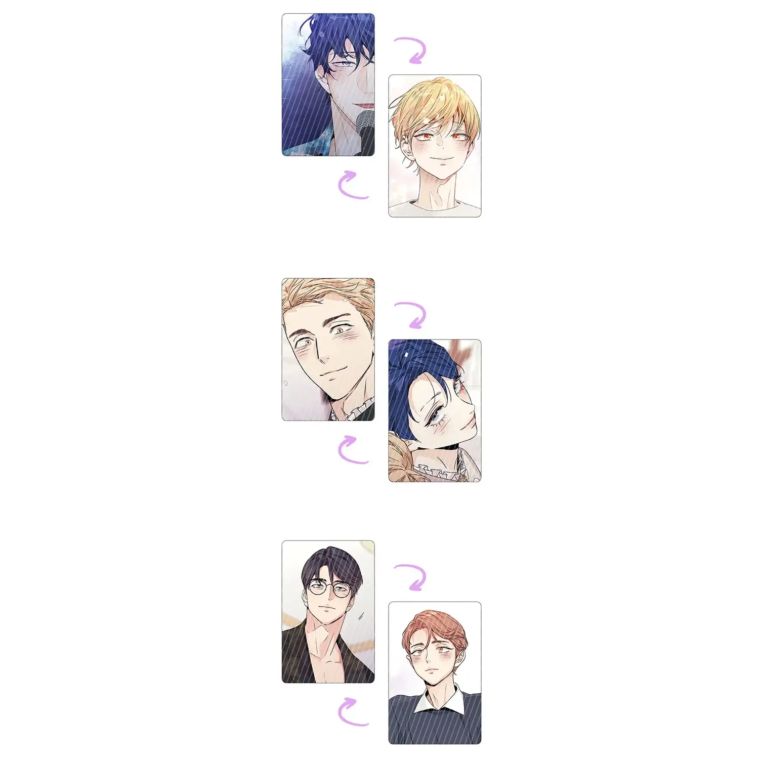 Love Is An Illusion! - Lenticular photo card SET - Image 3