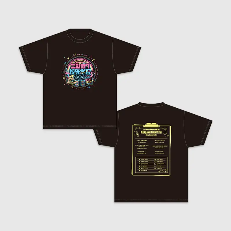 Love Live! Nijigasaki High School Idol Club x ANIPLUS - LIVE&FAN MEETING TOUR Nijigaku Field Trip ~Sing♪Dance♪Talk♪~ T-shirt (Free)
