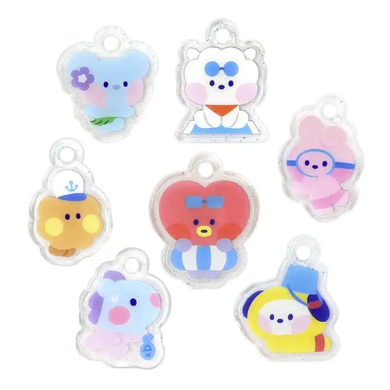 Monopoly x BT21 - Clear Card Pocket - Summer Sky - Image 5