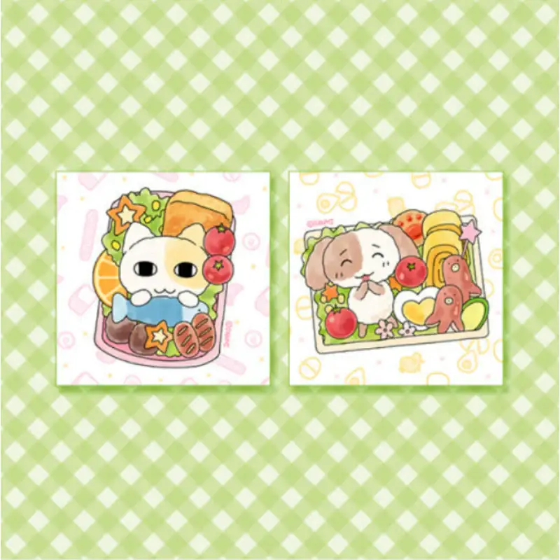 Myonyang & Meonggu's Bakery - Lunch Box Mini Card