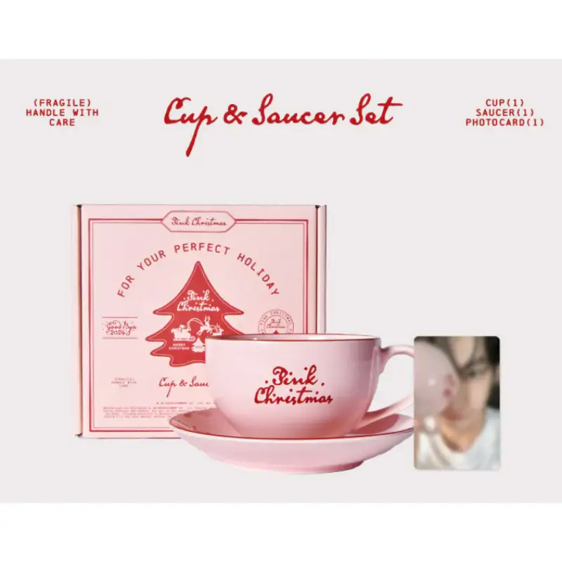 NCT 127 - 2024 Pink Christmas Cup & Saucer Set - Image 7
