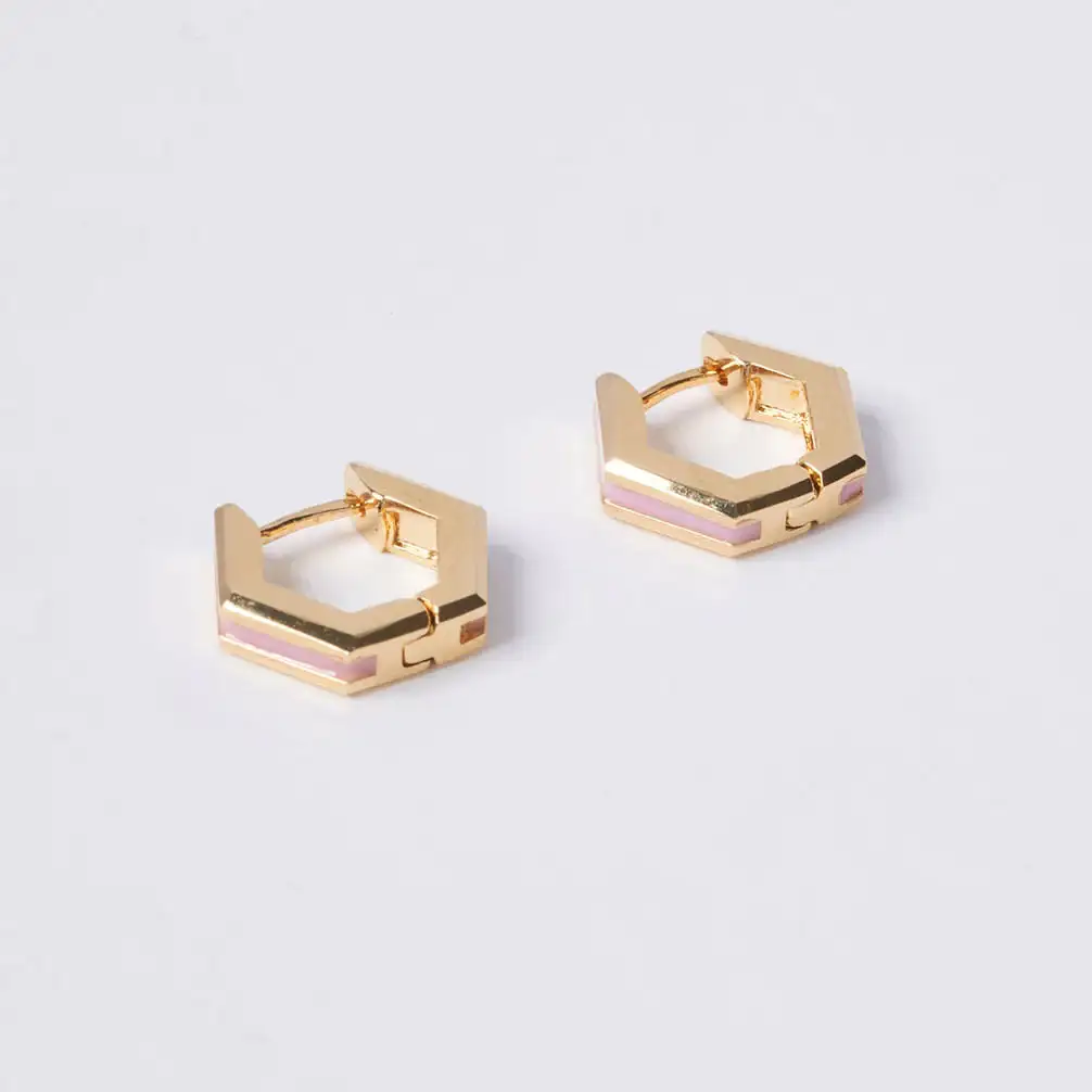OST - POPTS Collection Pentagram Basic One-Touch Earring - Image 3