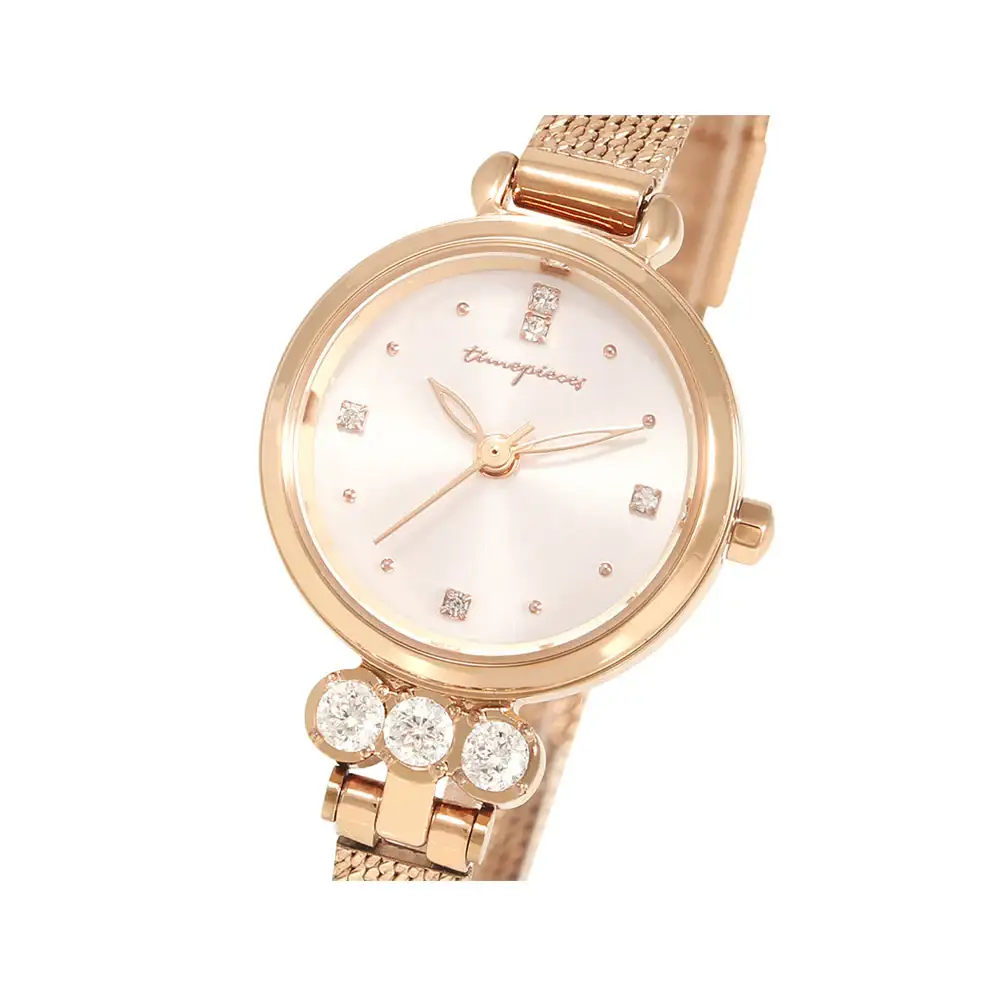 OST - Simulated Dia Lumiere Women's Mesh Watch - Image 3
