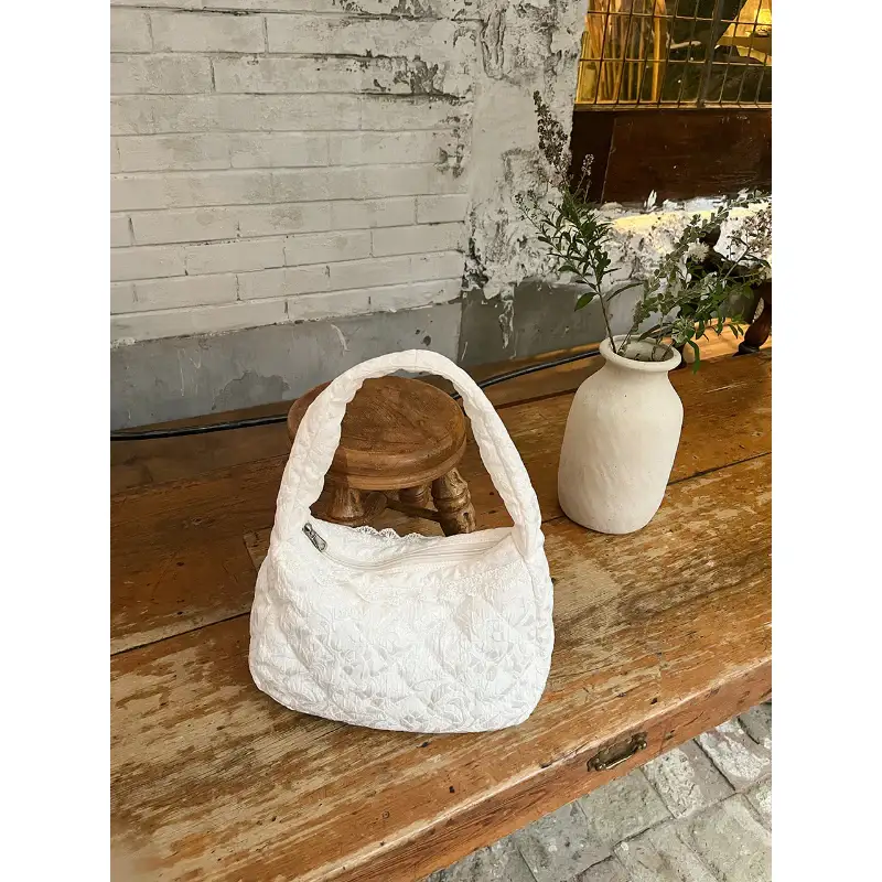 Ovuni - Quilted Hobo Bag - Image 8