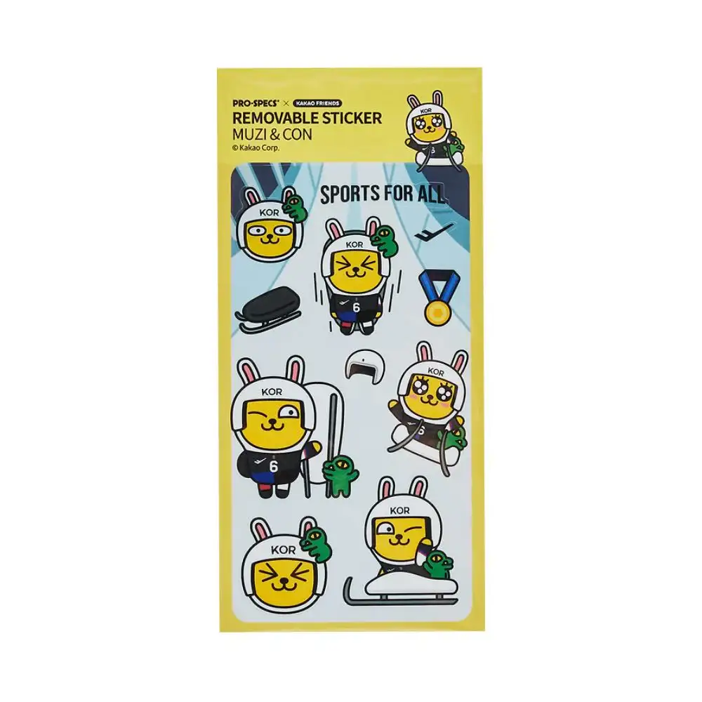 PRO-SPECS x Kakao Friends - Muzi & Con Removable Sticker - Image 2