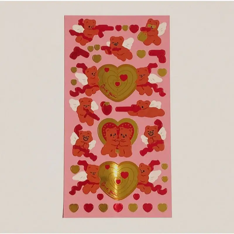 Pureureumdesign - Love Bullet Bread Bread Gold Mine Sticker - Image 7