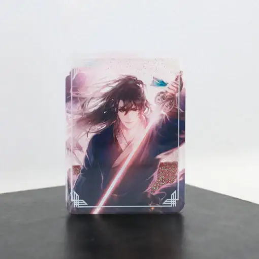 Return of the Blossoming Blade - Glitter Acrylic Block