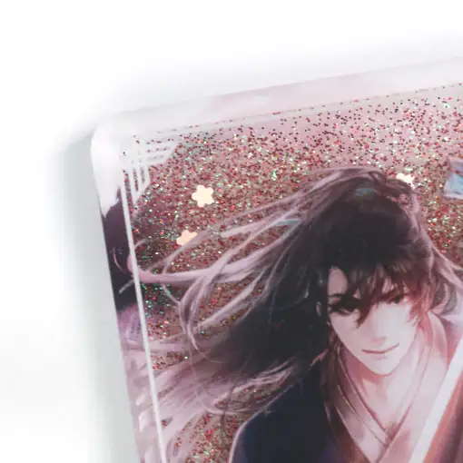 Return of the Blossoming Blade - Glitter Acrylic Block - Image 3