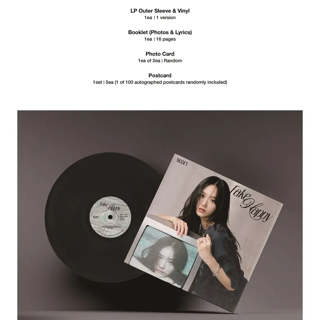 SEORI - Fake Happy : Album (LP) - Image 2