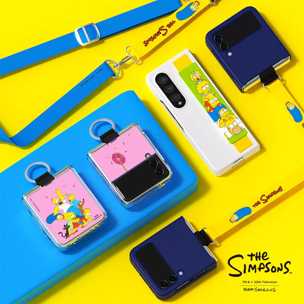 SLBS - Simpson Blue Dual Strap (Galaxy Z Flip4) - Image 3