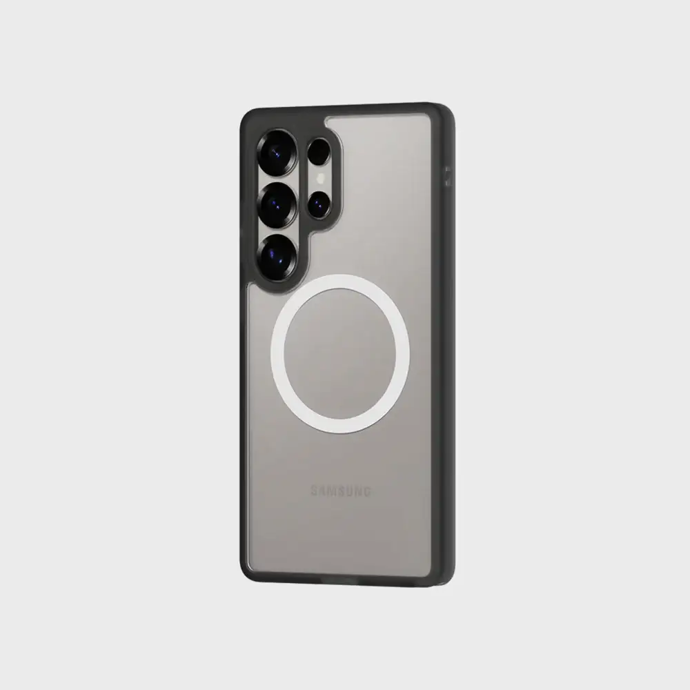 SLBS - SLBS Clear Magnet Case Matte Black (Galaxy S25 Series) - Image 3