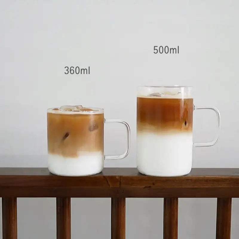 Somkist - Cafe Heat Resistant Glass Mug Cup - Image 13