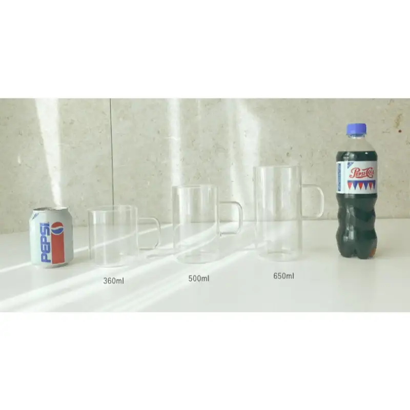 Somkist - Cafe Heat Resistant Glass Mug Cup - Image 14