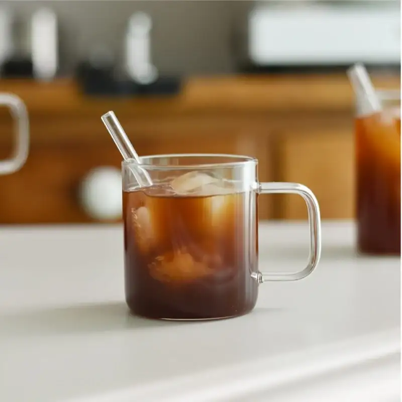 Somkist - Cafe Heat Resistant Glass Mug Cup - Image 2