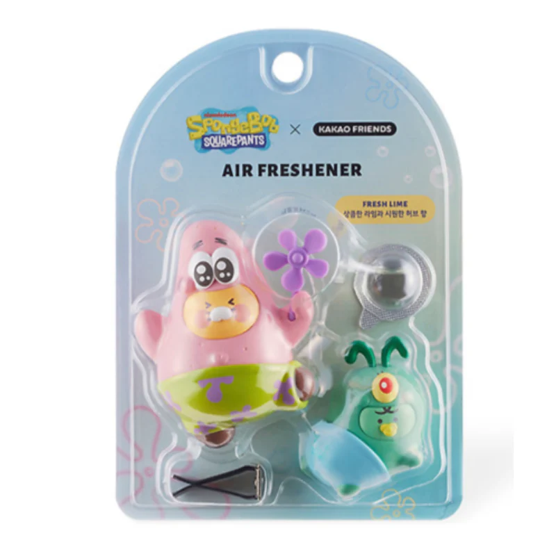 SpongeBob x Kakao Friends - Car Air Freshener & Figure Set Baby Chunsik & Jordy - Image 4