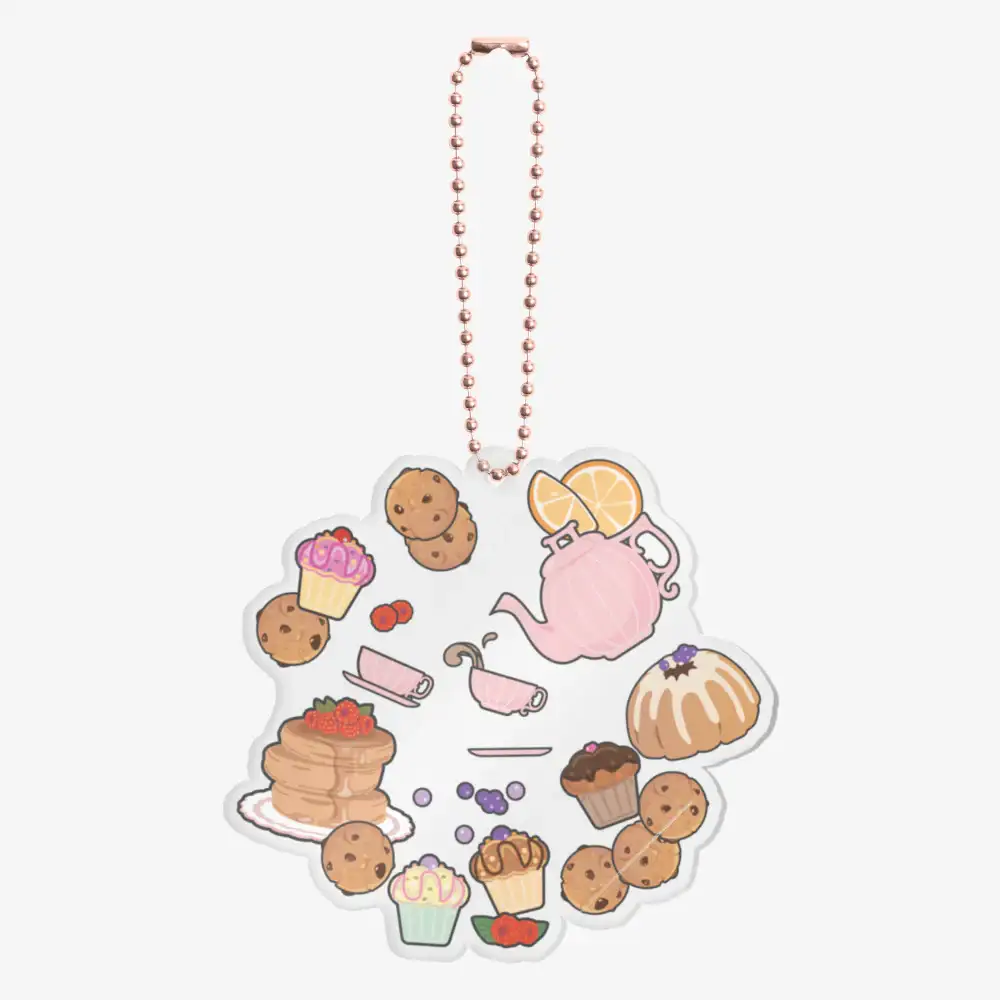 studioAM - Cute Tea Time Acrylic Keyring