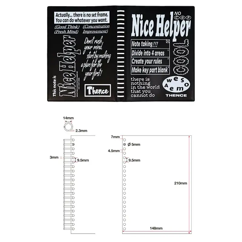 THENCE - Loose Leaf Binder Note - Nice - Image 9