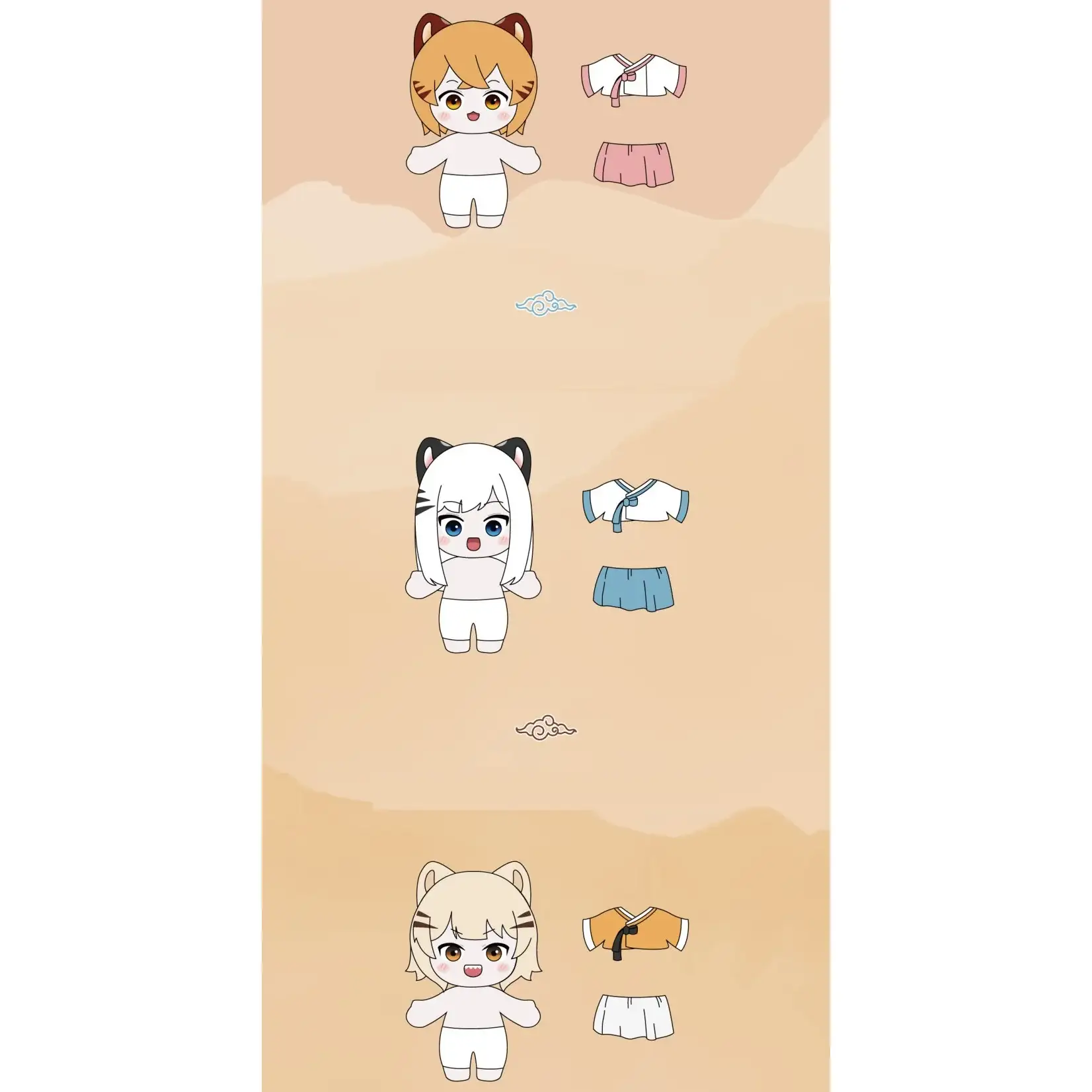 Tiger Coming In - Plush Doll Set - Image 6