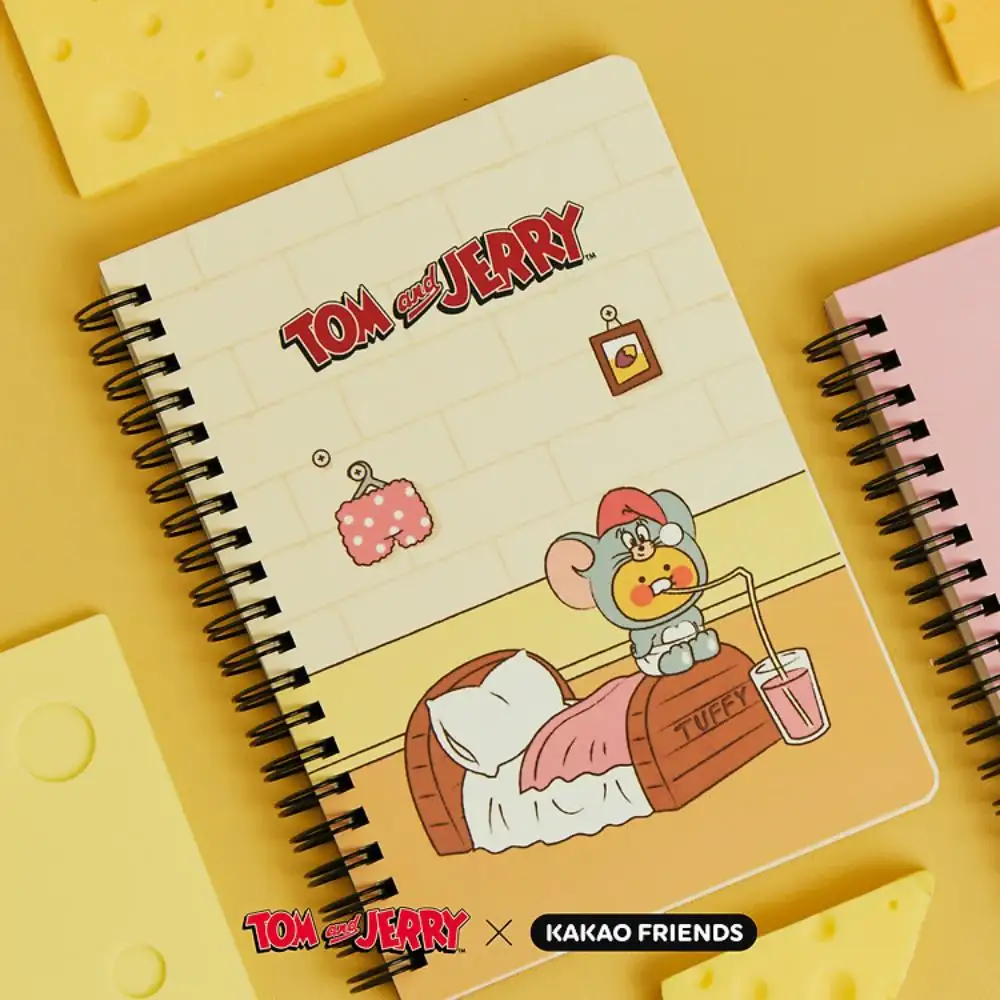 Tom and Jerry x Kakao Friends - Ryan & Choonsik Notebook - Image 2