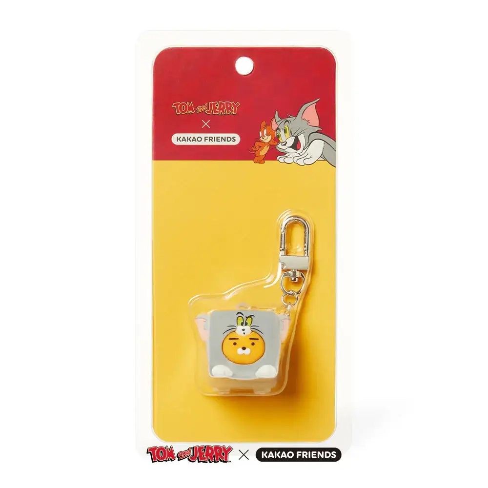 Tom & Jerry x Kakao Friends - Tom & Ryan Figure Keyring - Image 6