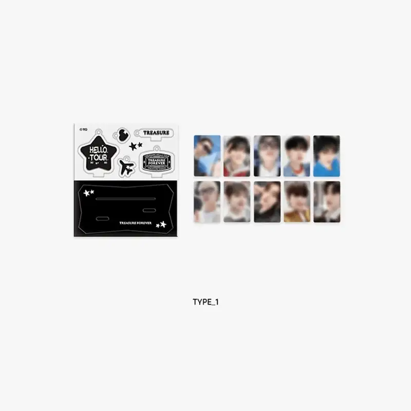 TREASURE - HELLO Tour - Acrylic Photo Card Holder - Image 3
