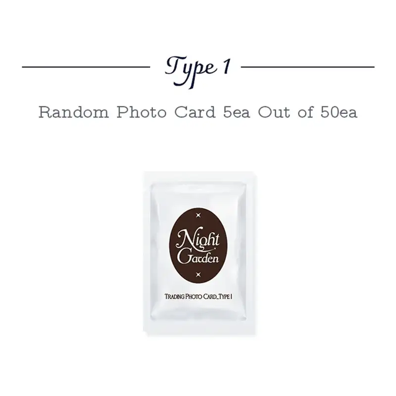 TREASURE - NIGHT GARDEN - Trading Photo Card - Image 2