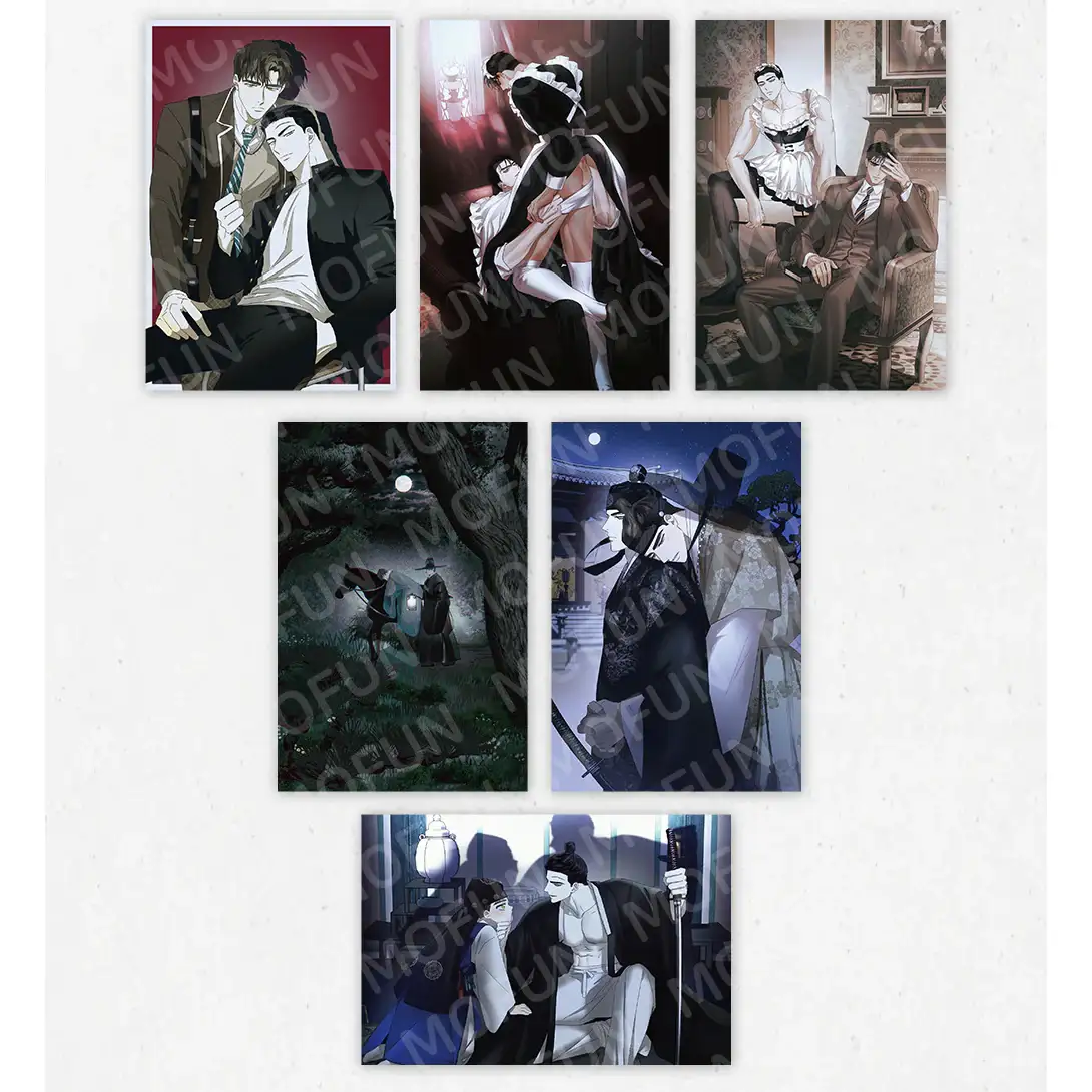 Under the Greenlight : In Dreams x Mofun - AU Postcard Set - Image 2