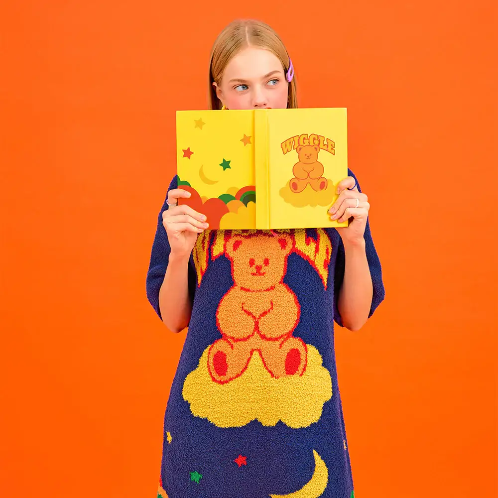 Wiggle Wiggle - Dreaming Wiggle Bear One Piece Pajamas - Image 5