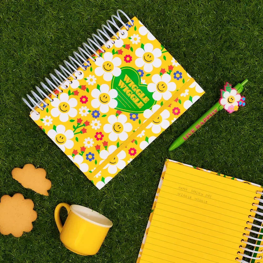 Wiggle Wiggle - Hardcover Spring Garden Notebook - Image 3