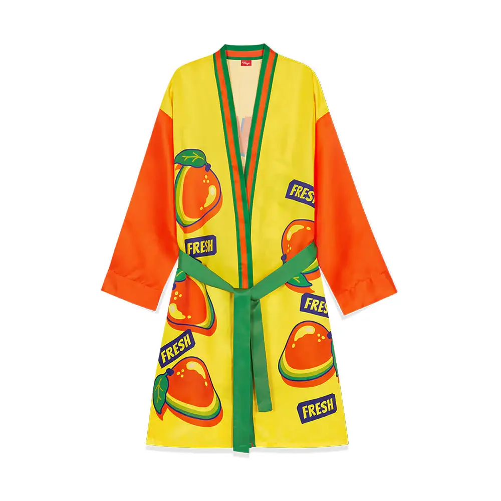 Wiggle Wiggle - Mango Bird Silky Robe - Image 2