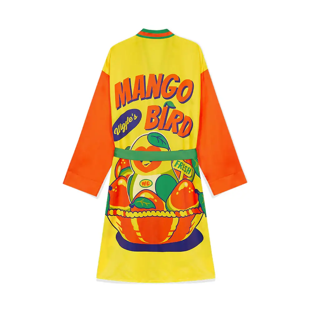Wiggle Wiggle - Mango Bird Silky Robe - Image 3
