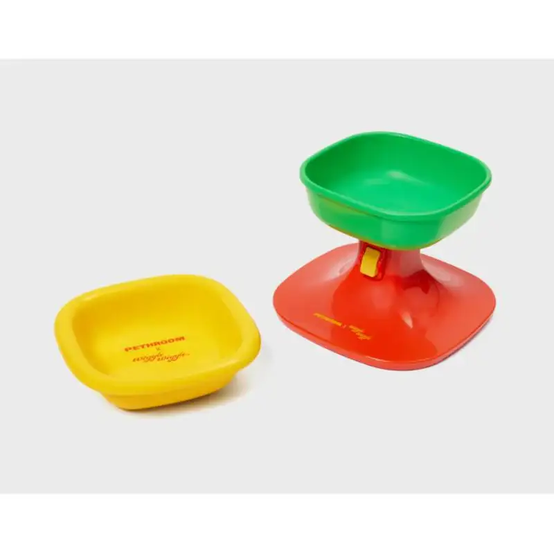 Wiggle Wiggle x Pethroom - Well Fit Table & Bowl Set - Image 2