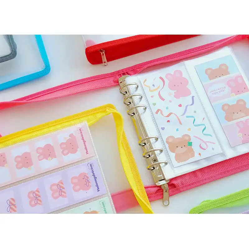 Yudaeng - Wide A6 - 6 Hole Diary Clear File Storage Inlay - Image 3