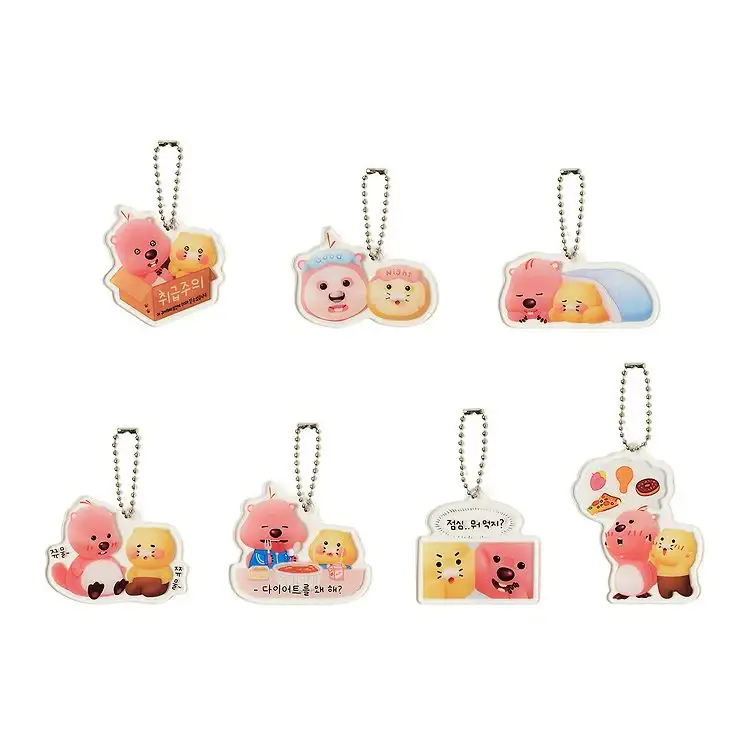 Zanmang Loopy x Kakao Friends - Tin Case Keyring Set - Image 6